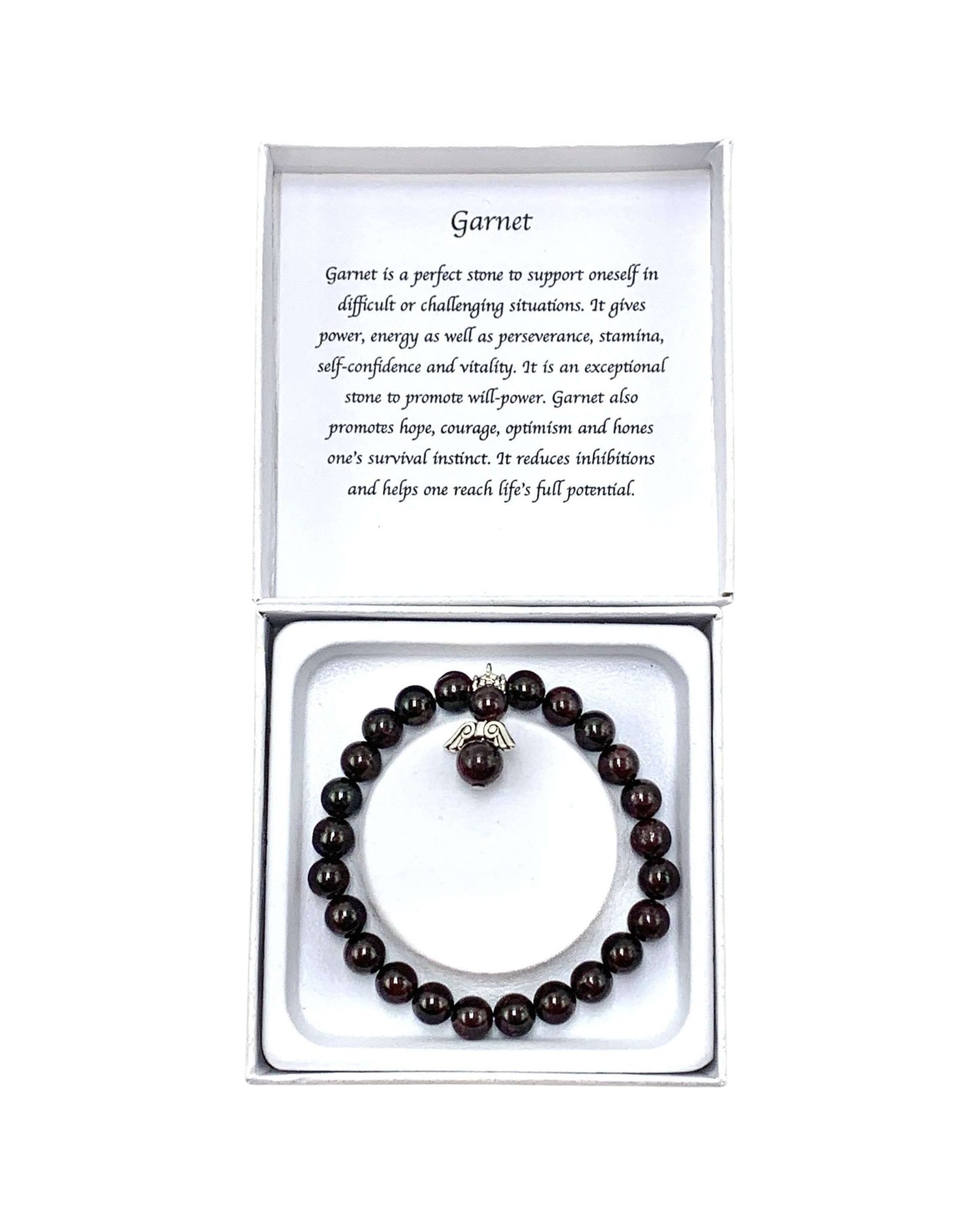 Garnet bracelet - Angel