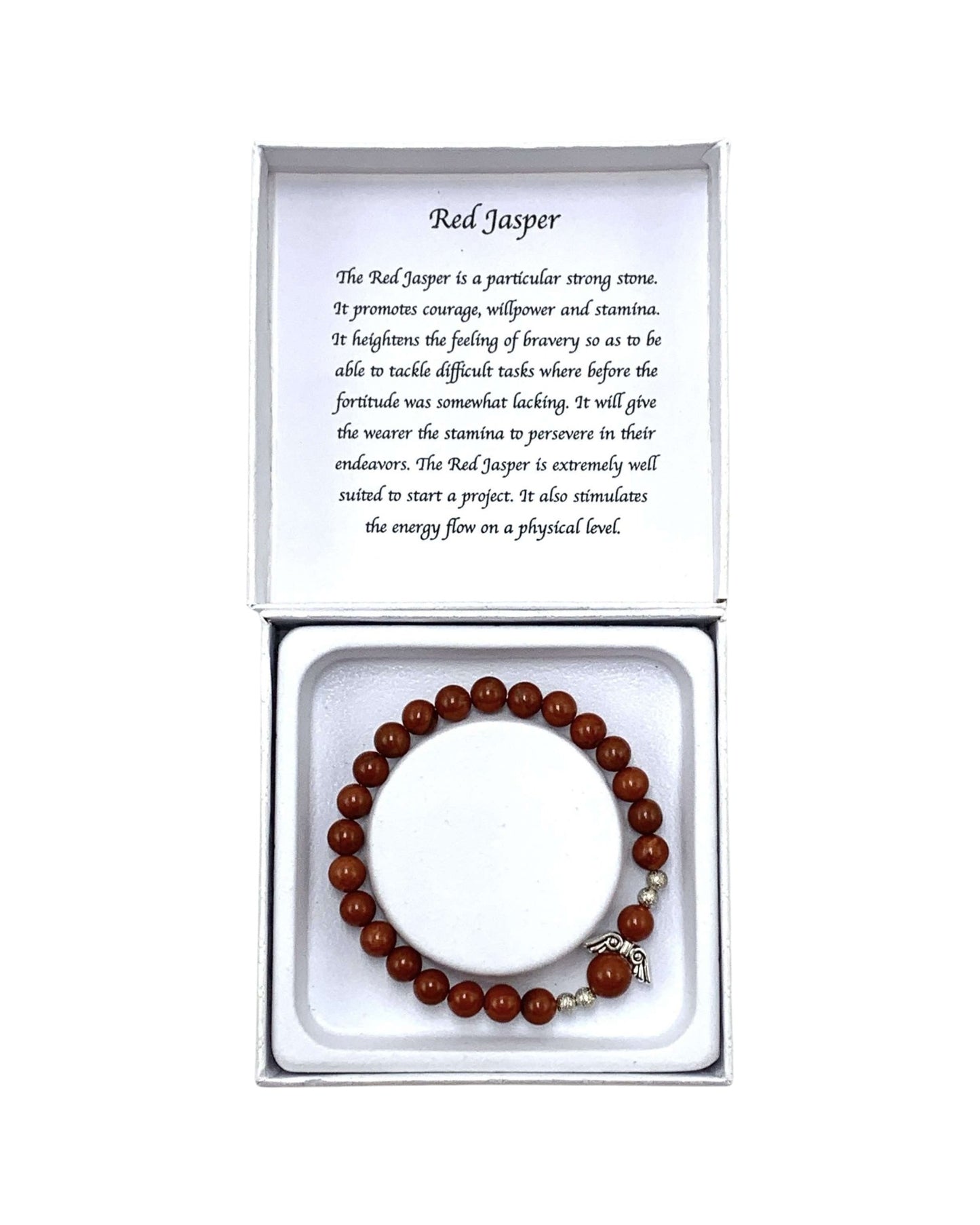 Red Jasper bracelet - Angel