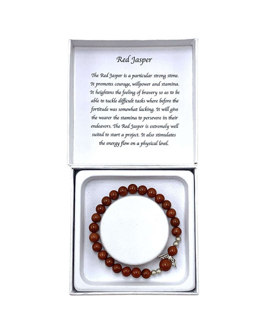 Red Jasper bracelet - Angel