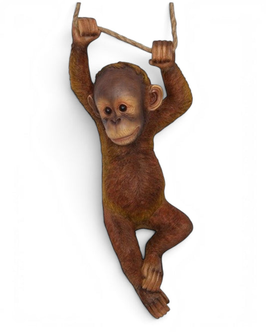 Realistic Hanging Orangutang
