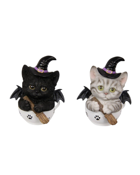 11cm Cat Witch Brewer