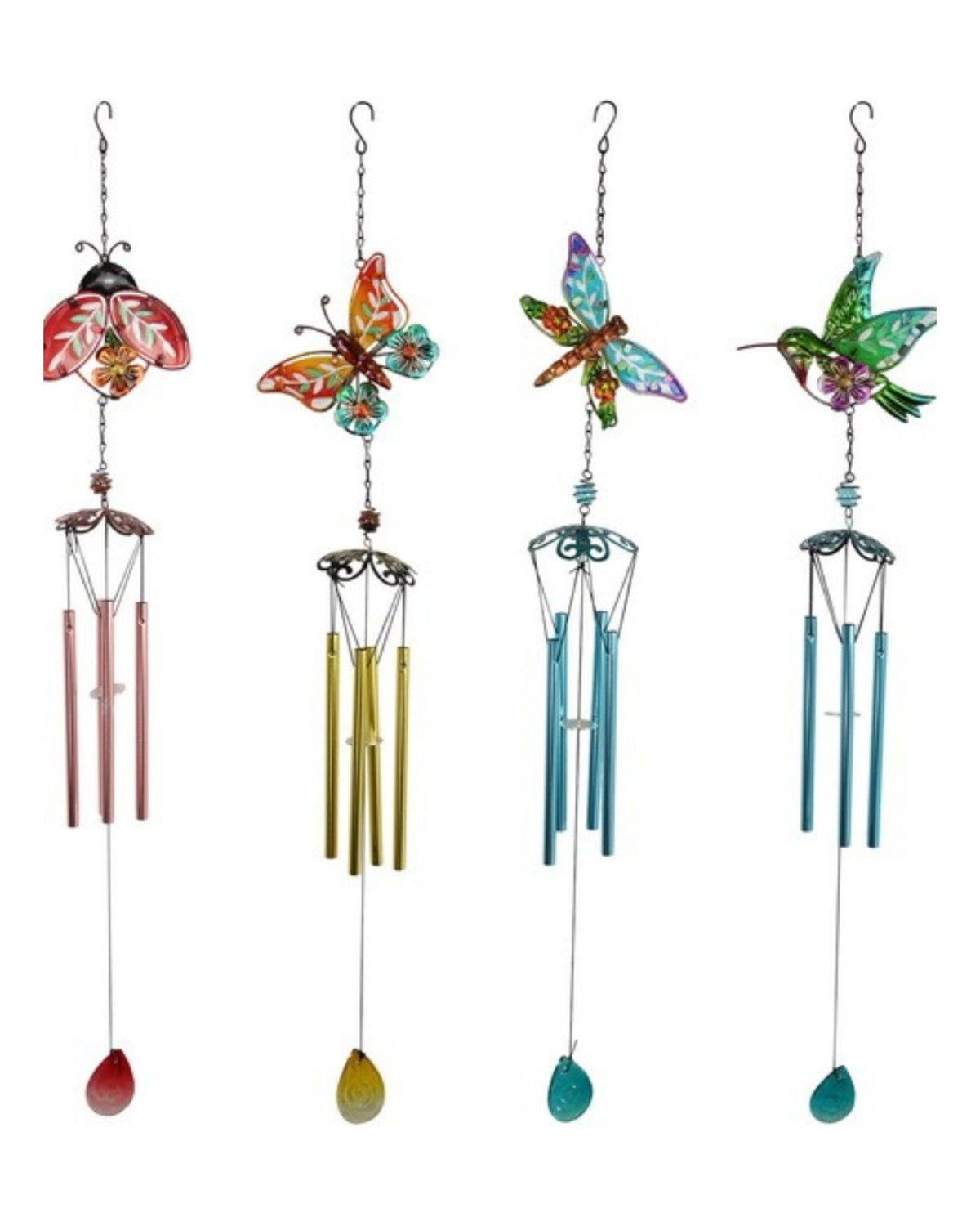 Glitter Metal Insect Chimes