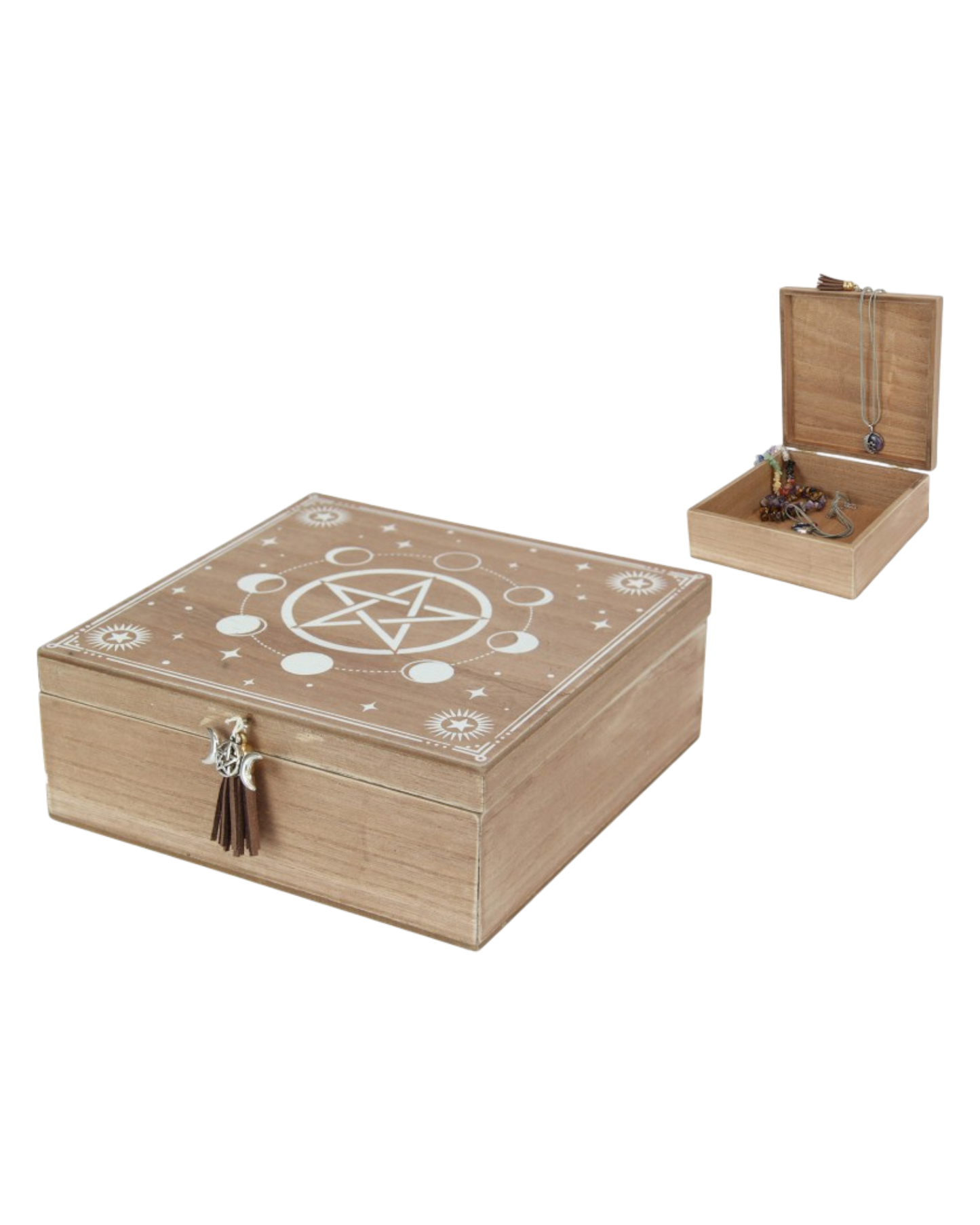 Square Wiccan Trinket Box