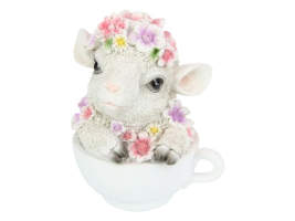 Floral Lamb Teacup