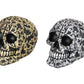 Black Skull w/Gold & Silver Designs