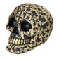 Black Skull w/Gold & Silver Designs