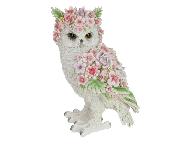 Owl with Flower Finish