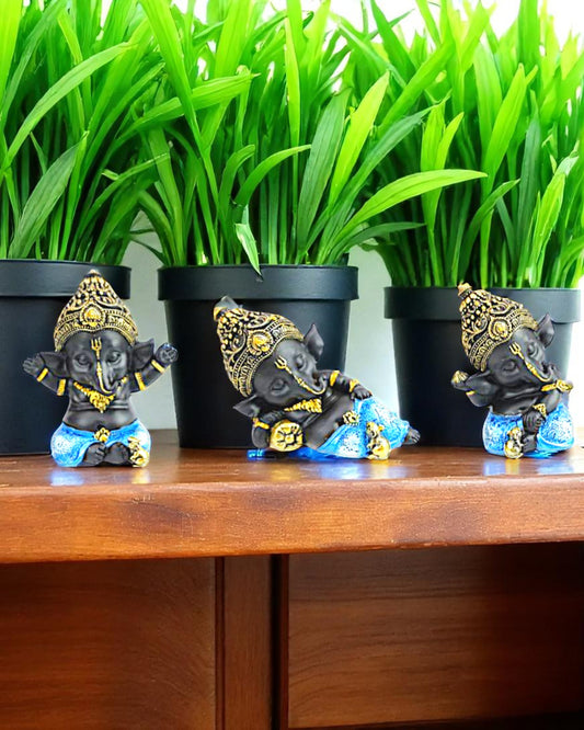Ganesh Shiny Blue
