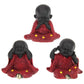 Cute Wise Monks Red Robe set of 3