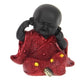 Cute Wise Monks Red Robe set of 3