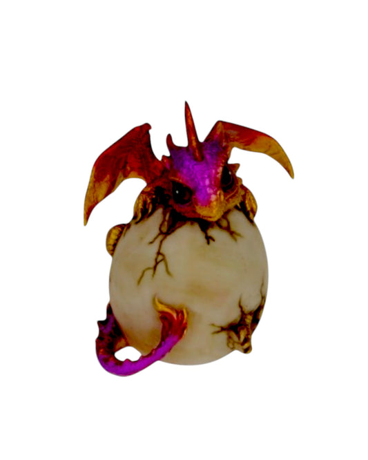 Cute Purp/Gld Dragon Egg set of 3