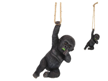 Hanging Black Baby Gorilla