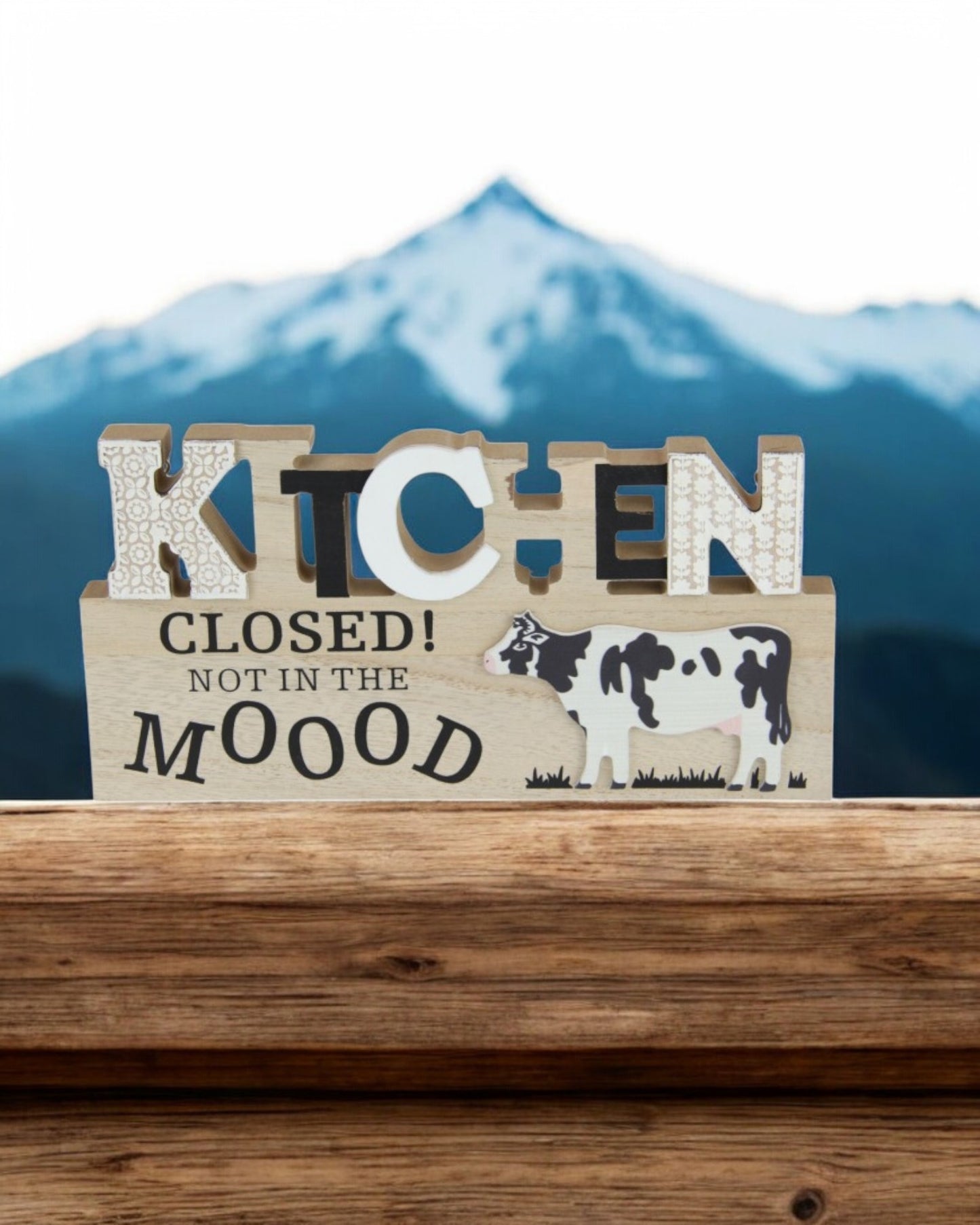 Kitchen Cow Plaque