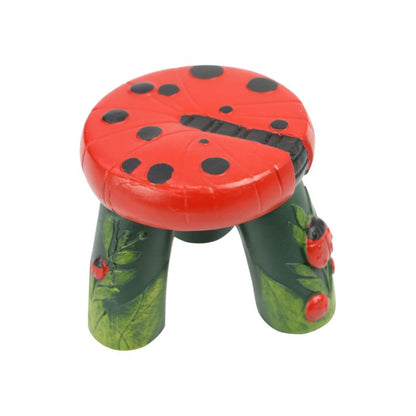 Fairy Garden Lady Bug Stool