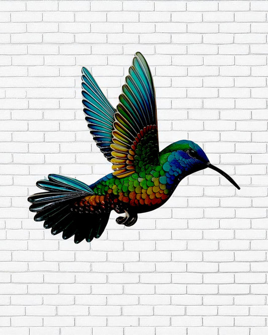 Metal Hummingbird Wall Art