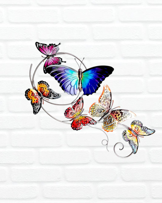 Metal Buttefly Wall Art