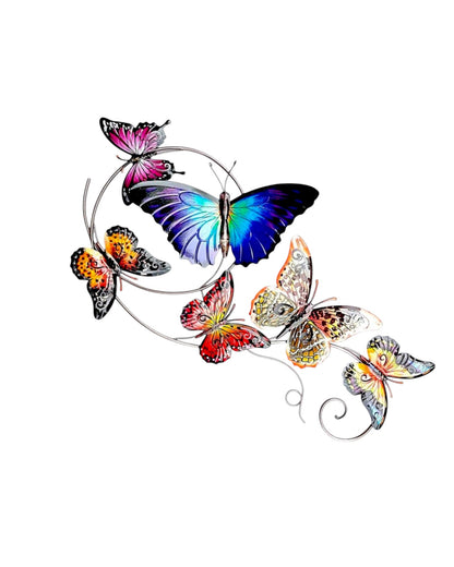 Metal Buttefly Wall Art