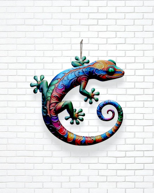 Metal Lizard Wall Art