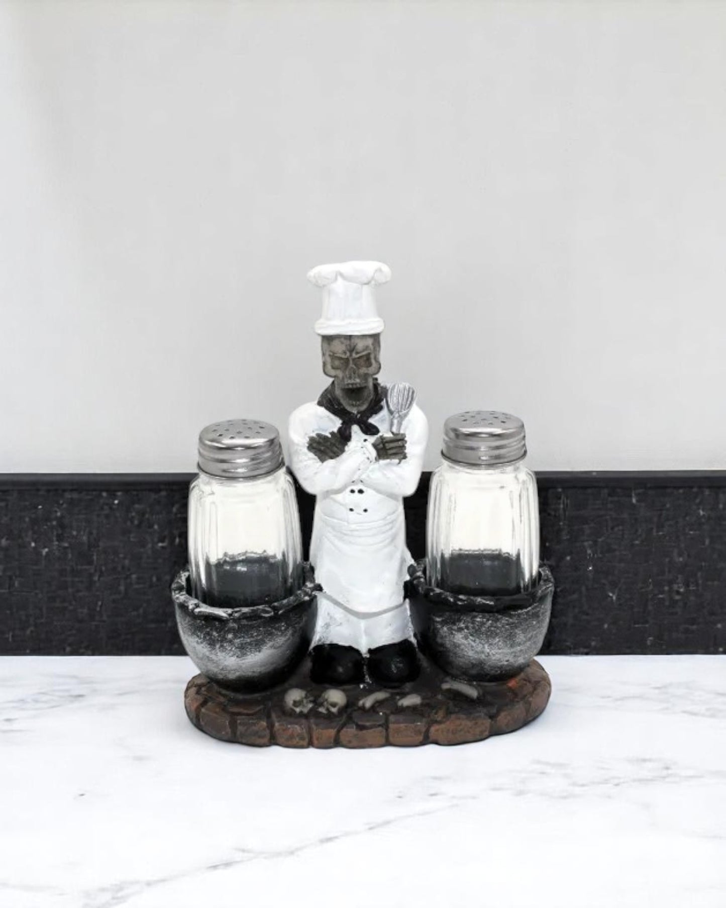 Skeleton Chef Salt & Pepper Set