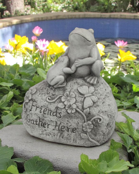 Frogs on Rock Garden