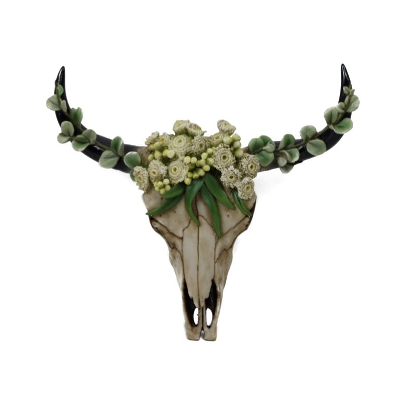 Eucalyptus Cow Skull