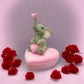 Elephant Love Heart Trinket Box