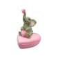 Elephant Love Heart Trinket Box