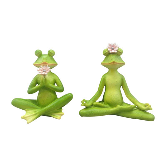 Sitting Yoga Flower Frog