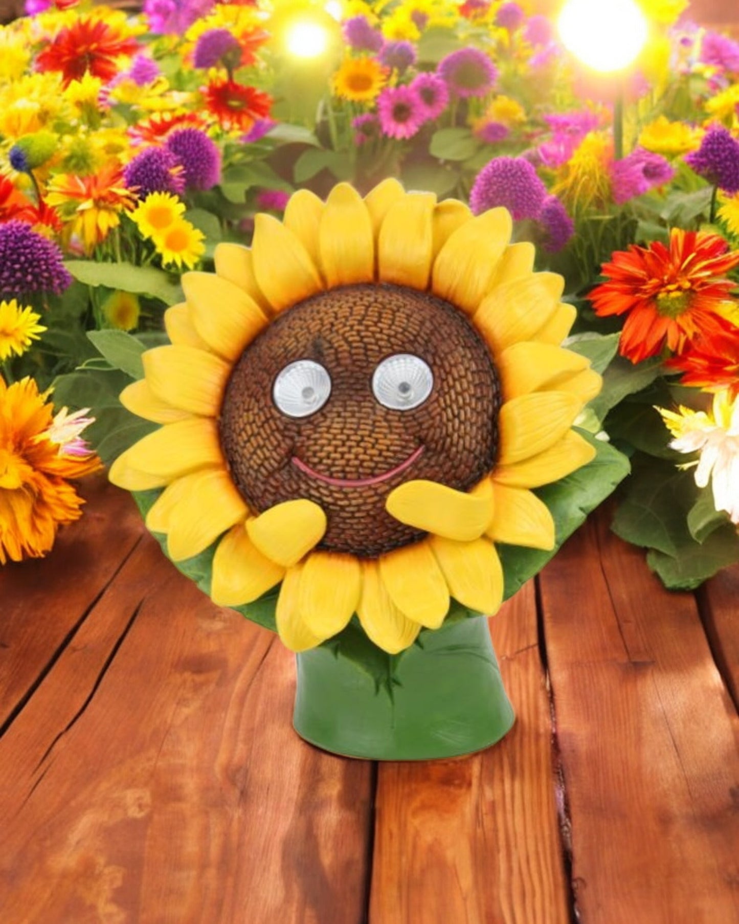 Sunflower with Solar light Eyes