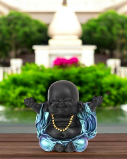 8cm Happy Cute Shiny Buddha