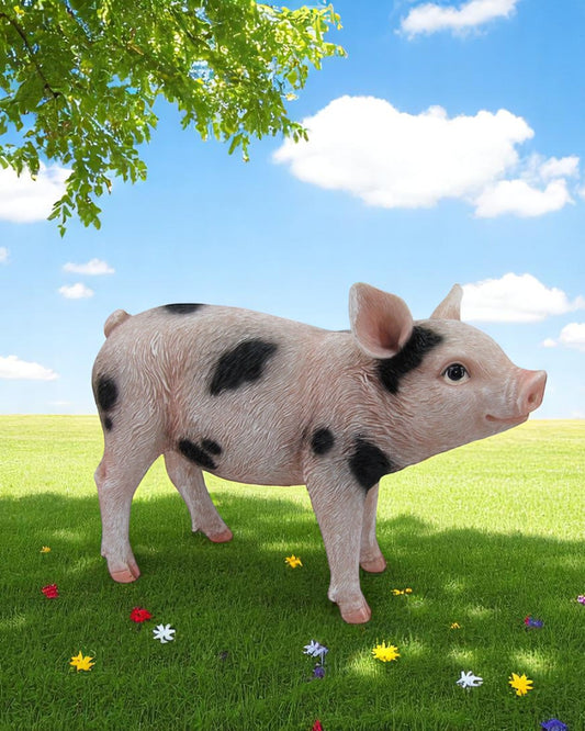 20cm Spotted Garden Pig