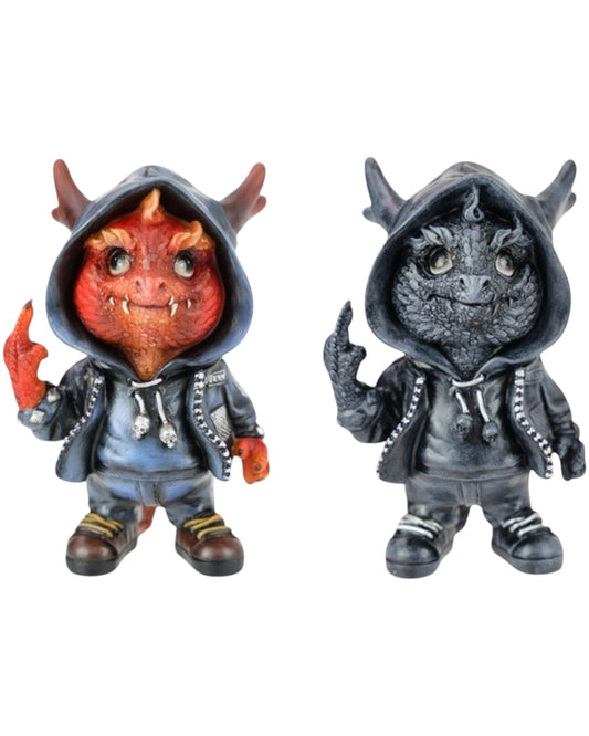 17cm Stand Hooded Vampire Dragon