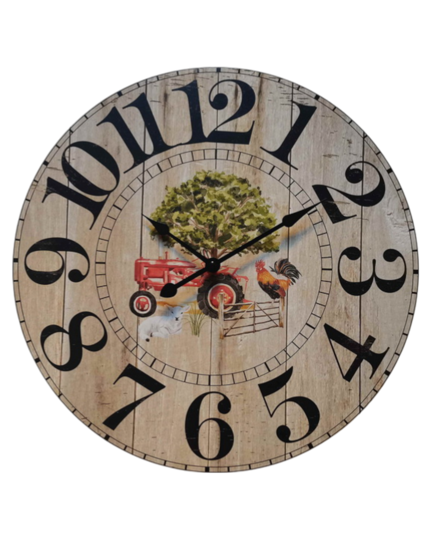 Clock Farm Yard Tractor