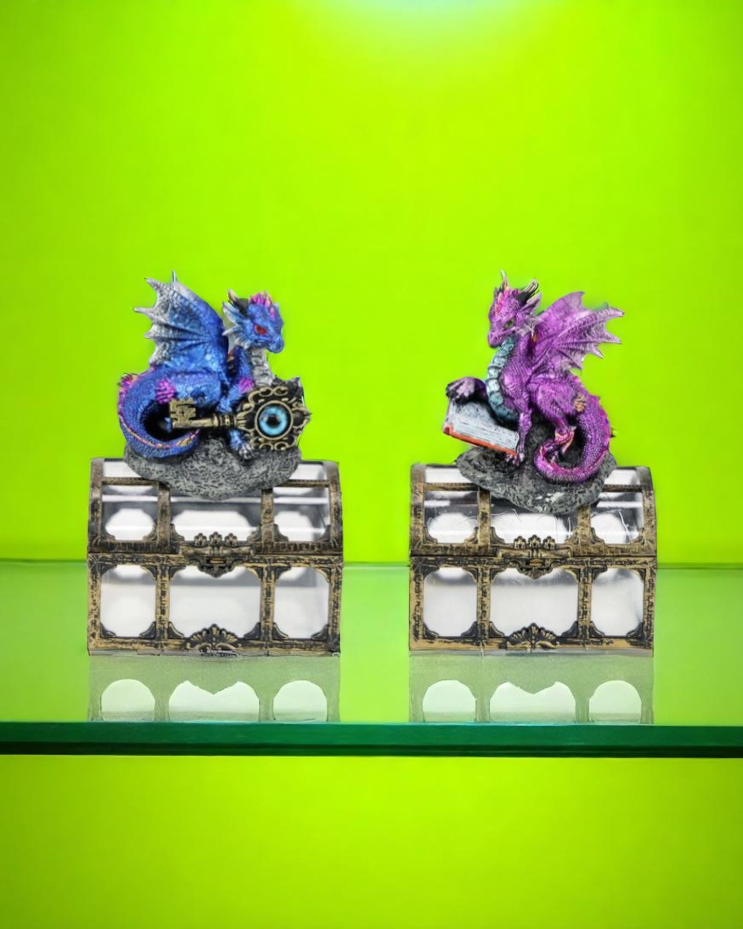 Dragon on Clear Box