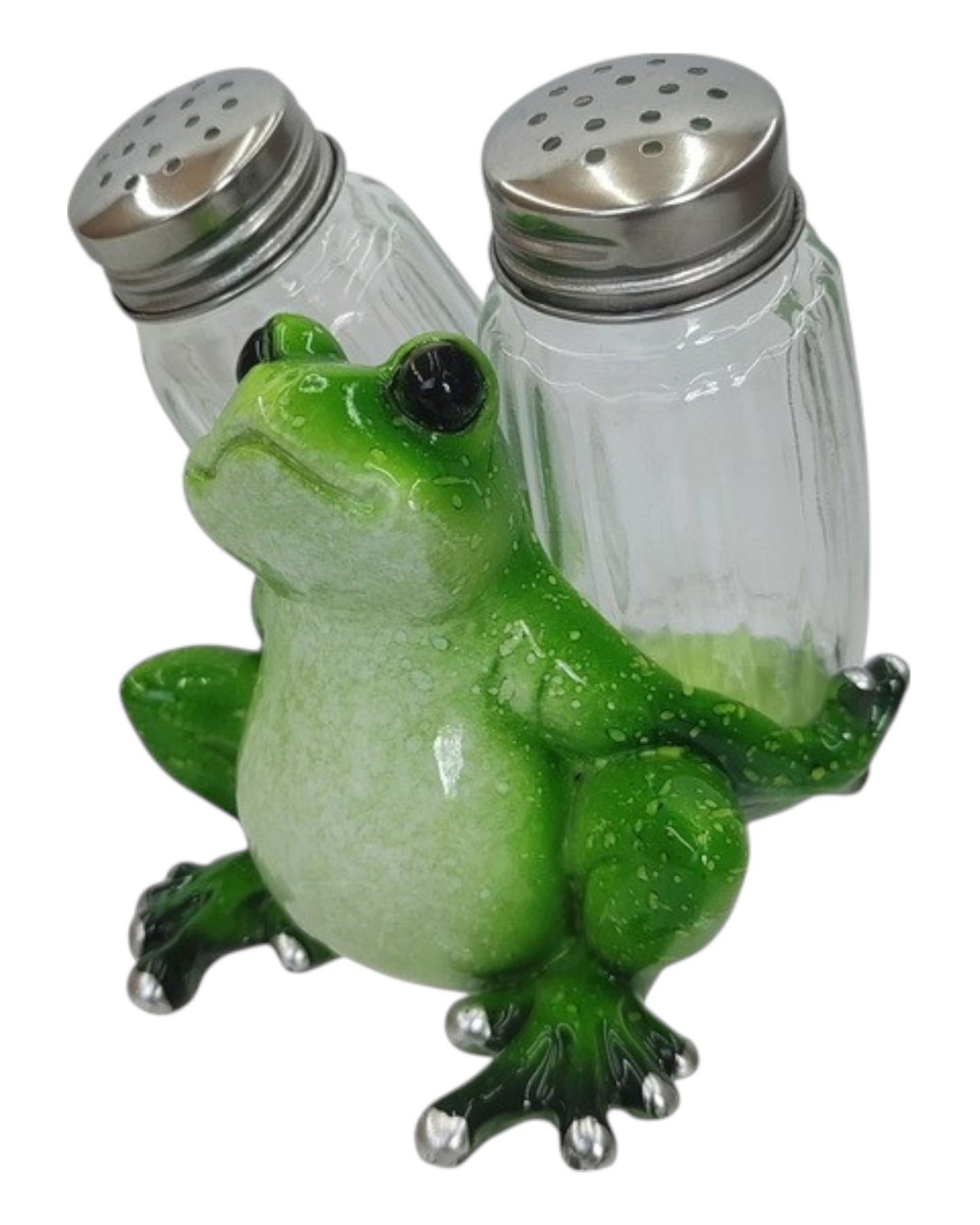 Marble Patterned Frog Salt & Pepper