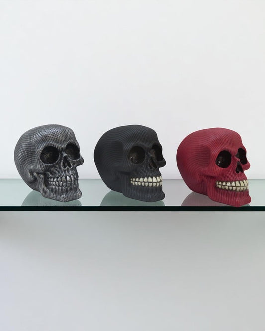Skull Red, Black, Silver