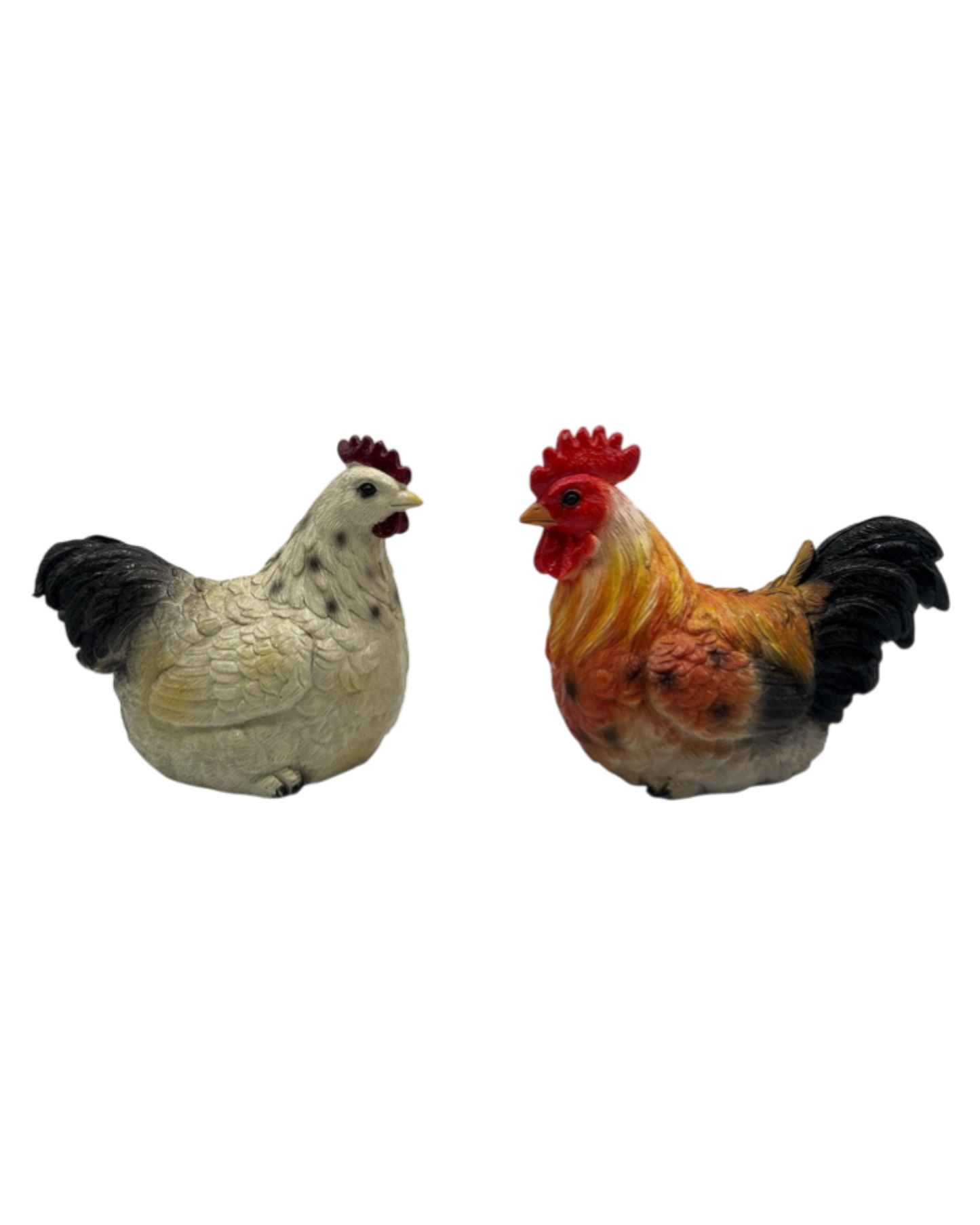 Rooster & Hen set of 2