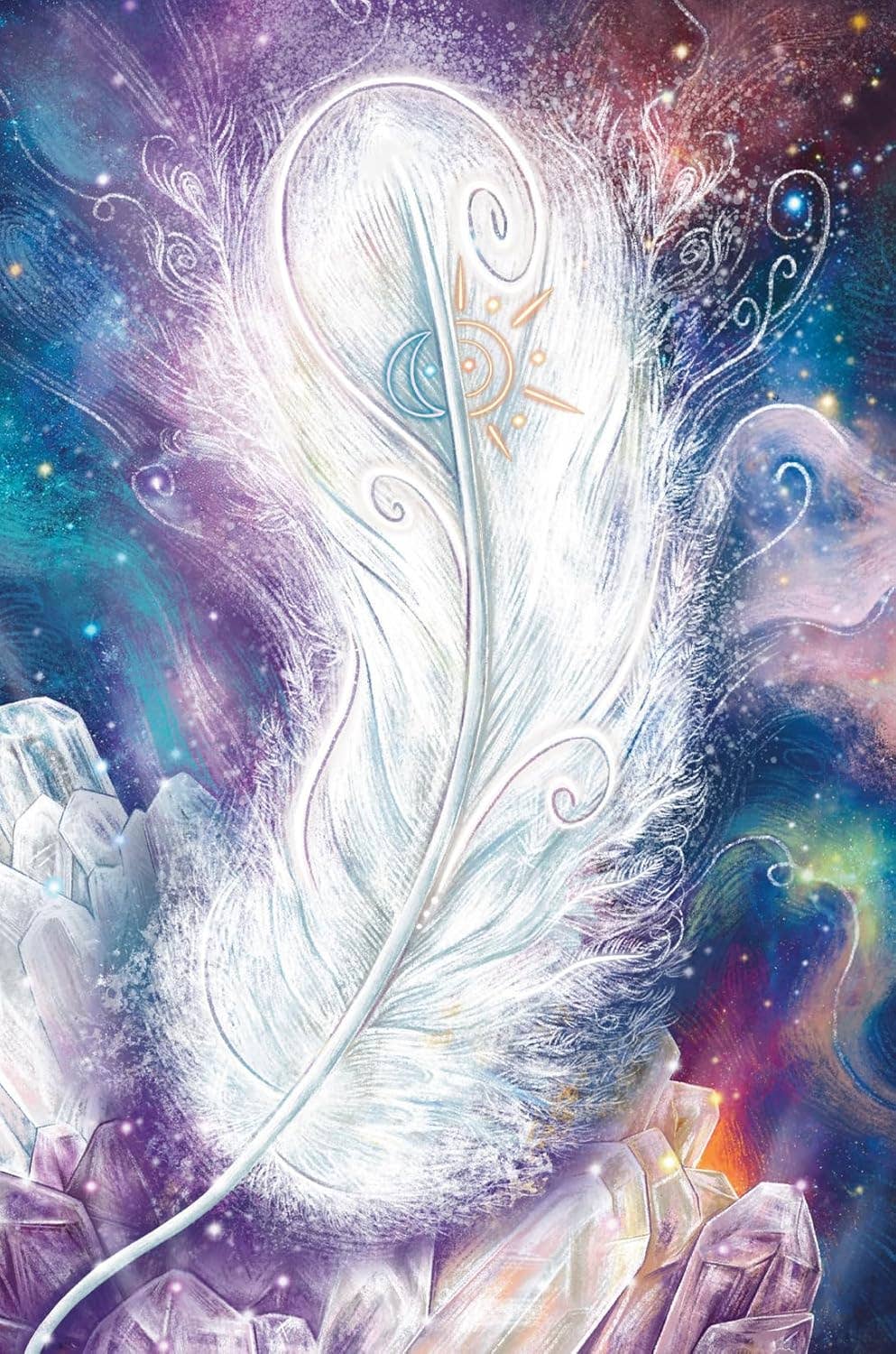 Shamanic Crystals Oracle cards Blue Angel