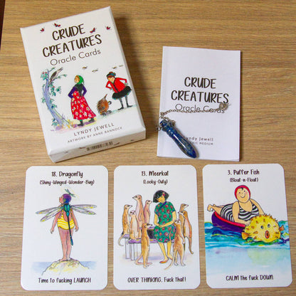 Crude Creatures Oracle Cards