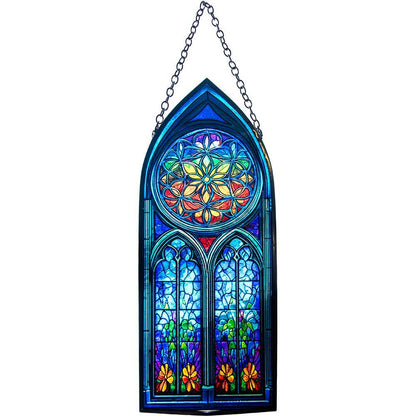 Glass Suncatcher Cathedral  - Flower of Life