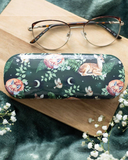 Forest Animal Print Glasses Case