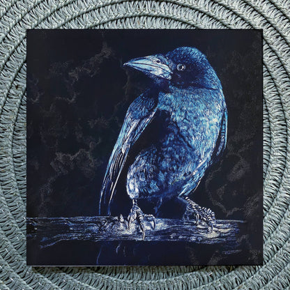 Crow Ceramic Coaster