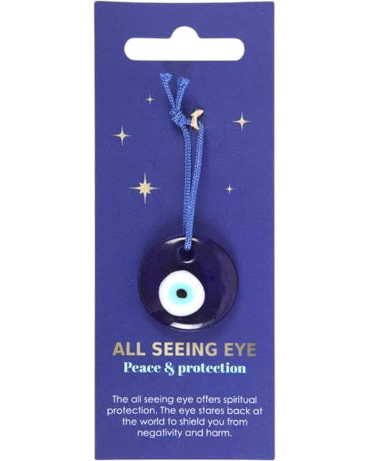 All seeing glass eye charms
