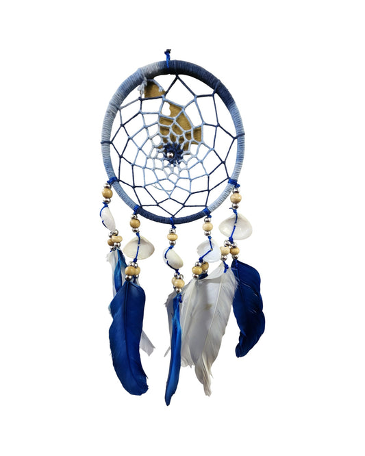 Blue Shell Dreamcatcher 9cm