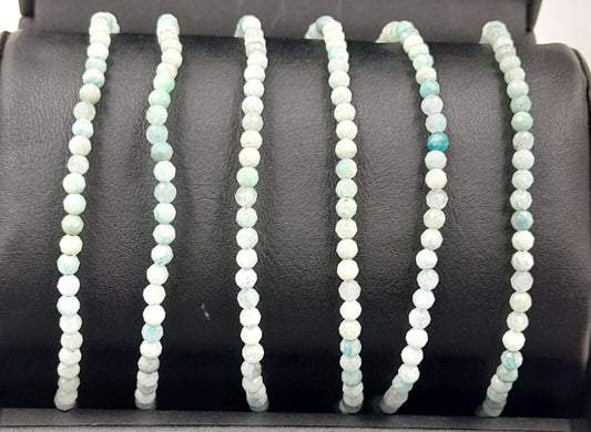 Star Cut Faceted Gemstone Bracelet Amazonite