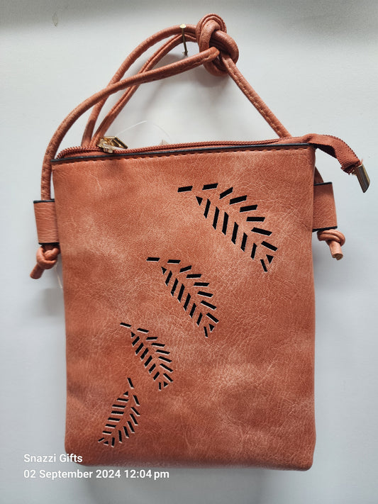 Fern cutout Phone Bag Orange