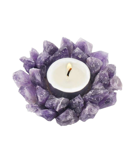 Crystal Gemstone Candle Holders