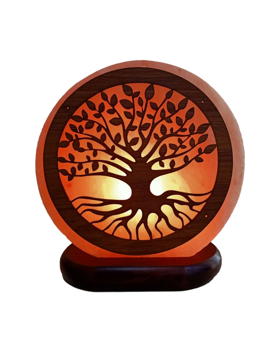 Tree of Life Salt Lamp- with 12V cable and bulb