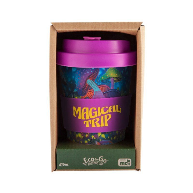 Mushroom Eco-to-Go Bamboo Cup