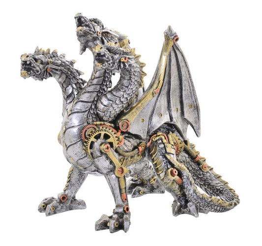 Steampunk 3 headed Dragon